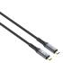 LDNIO TC11C Thunderbolt 4 Certified USB C to USB C Cable, 8K/4K Display/40Gbps / 240W Super-Fast Charger Cable 1M - Black